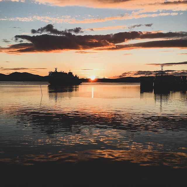 Sunset at Oban, Scotland